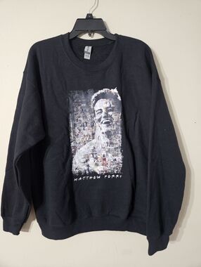 Friends Matthew Perry Collage Sweatshirt Large